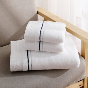 100% Cotton Super Soft Customized Logo Solid Color 5 Star Hotel Bath towel set
